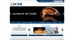 Desktop Screenshot of kvkenergy.com